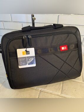 Case Logic 15.6" Laptop & 10.1" Tablet Briefcase - Black (DLC-115)